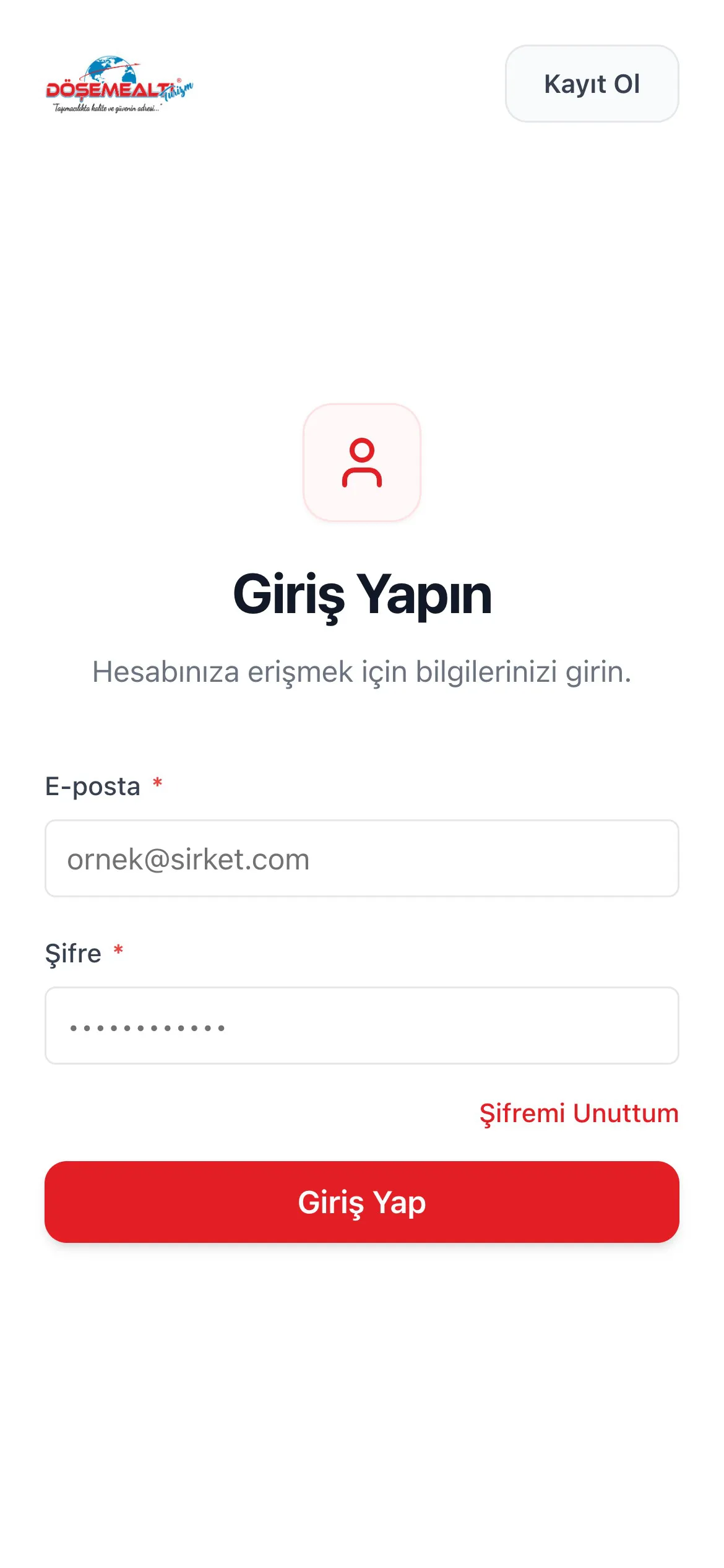 Döşemealtı Turizm mobil uygulama ekranı