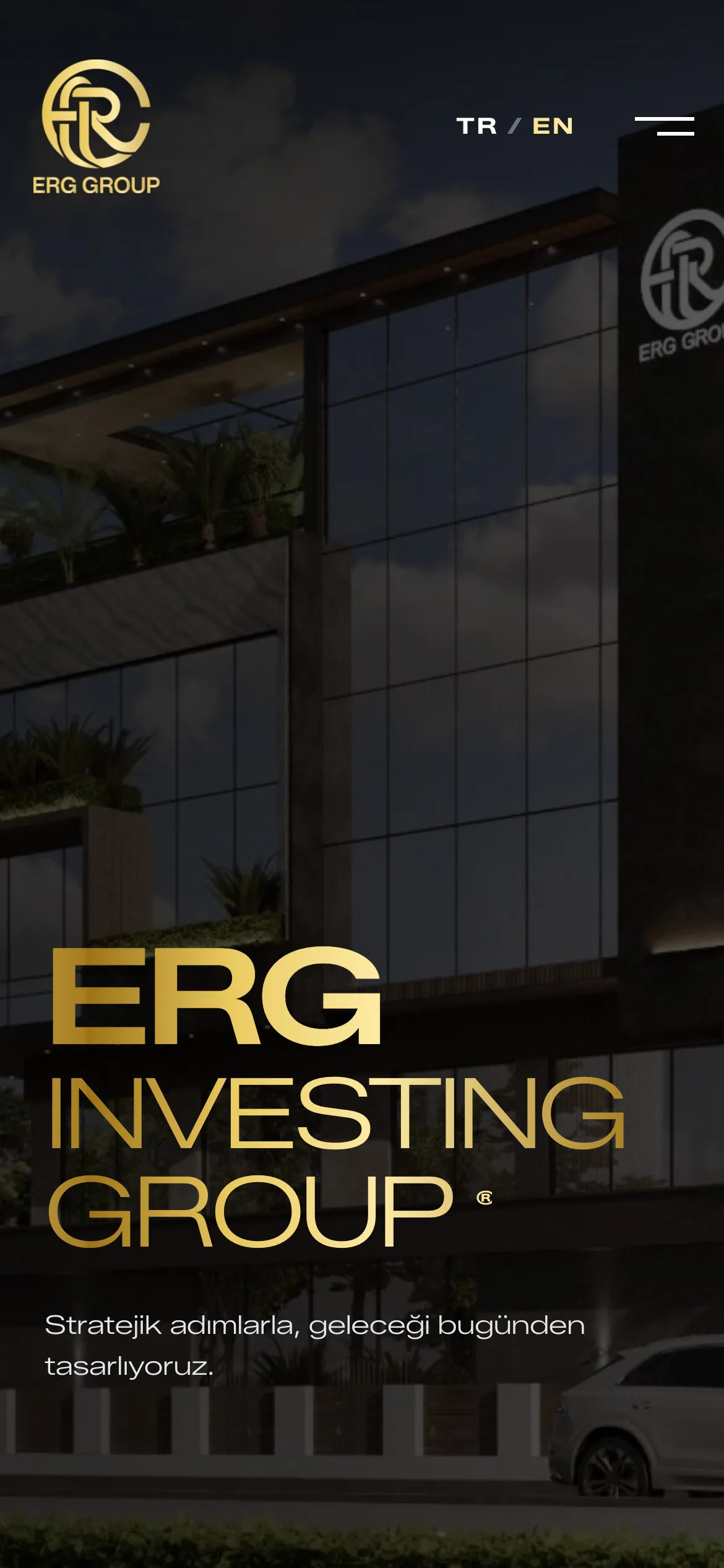 Erg Investing mobil uygulama ekranı