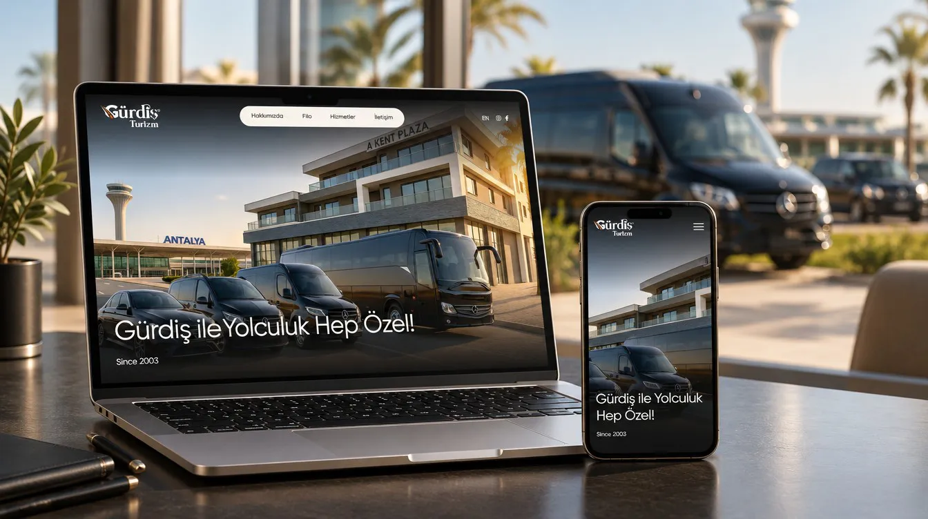 Gürdiş project cover: the product on device screens