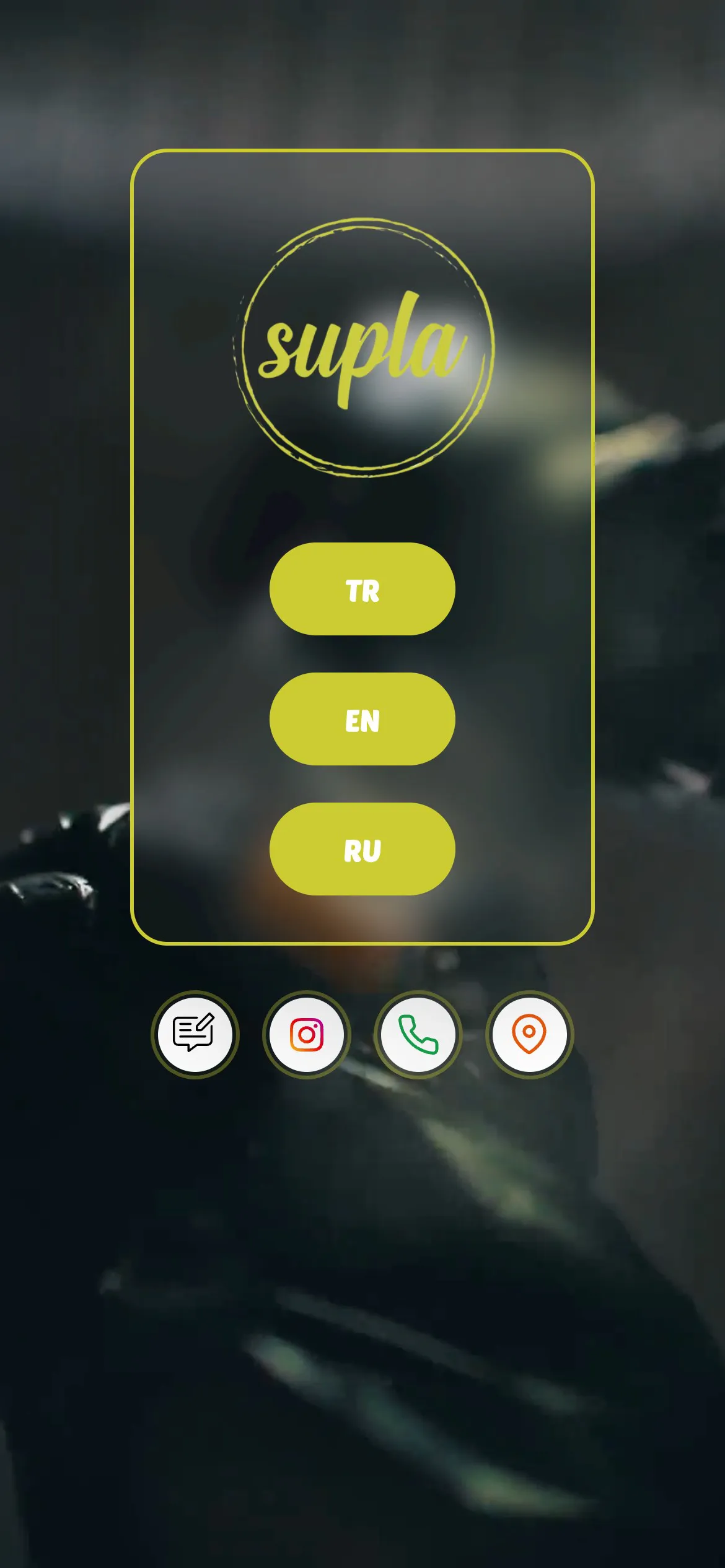 Supla mobil uygulama ekranı