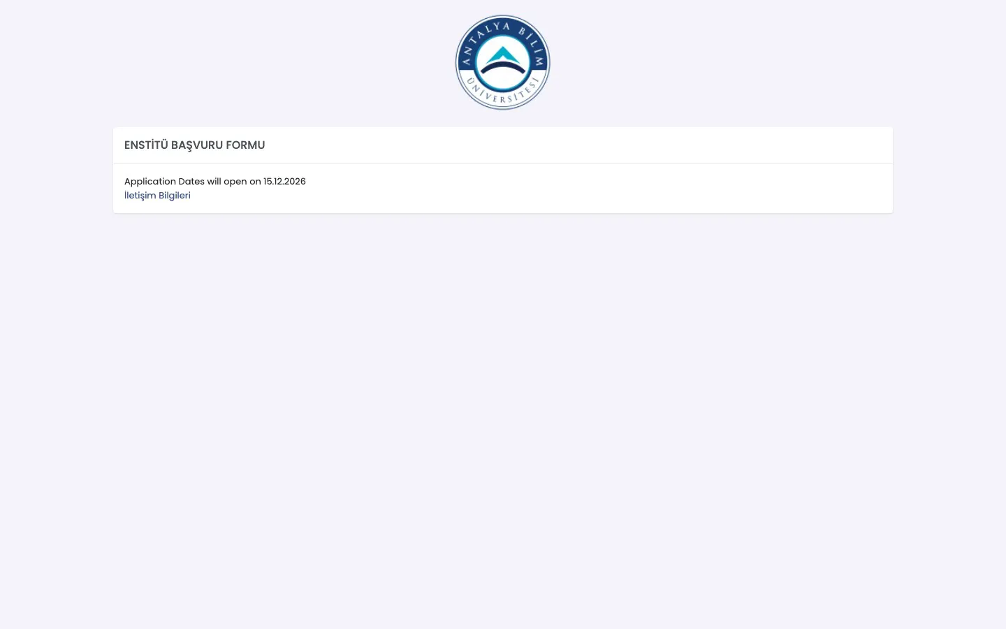 TourisTech - Antalya Bilim Üniversitesi ana sayfası