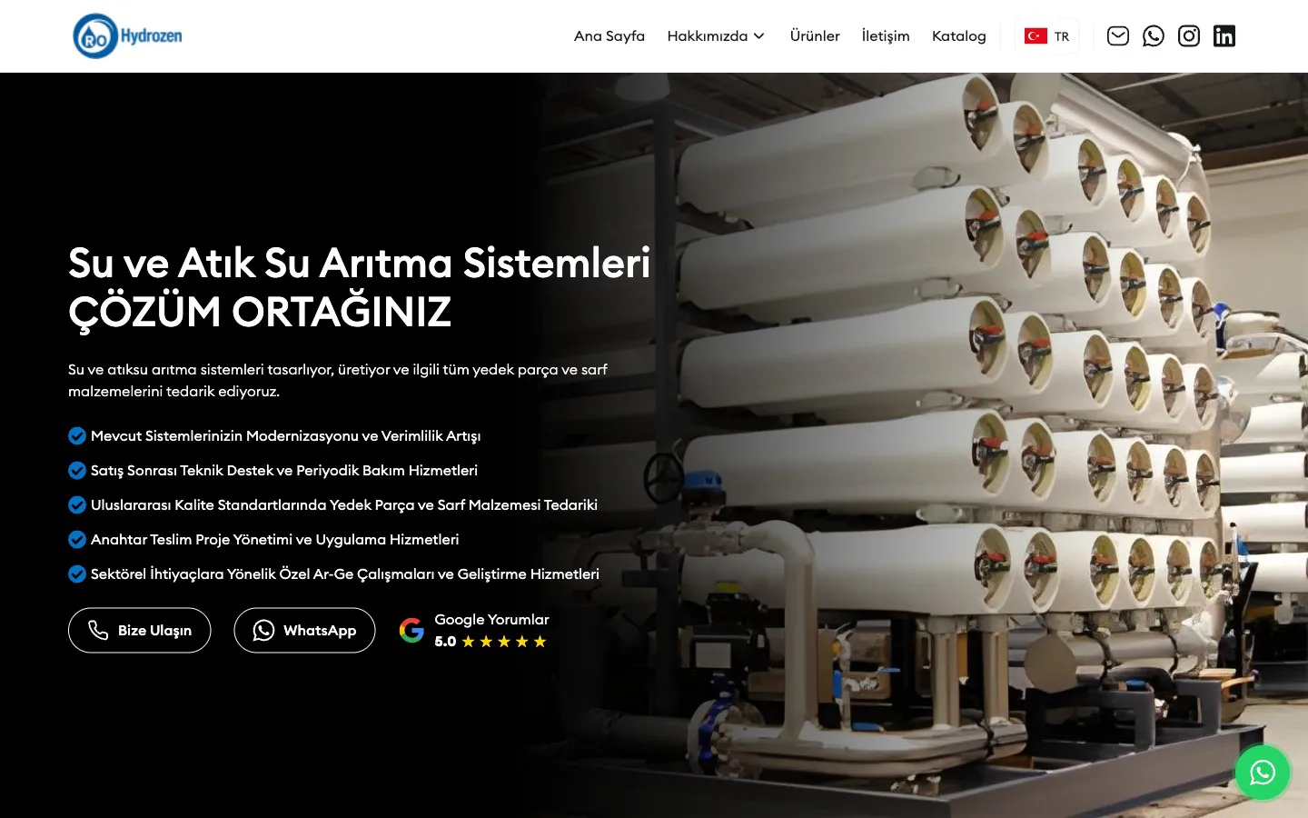 Hydrozen home page
