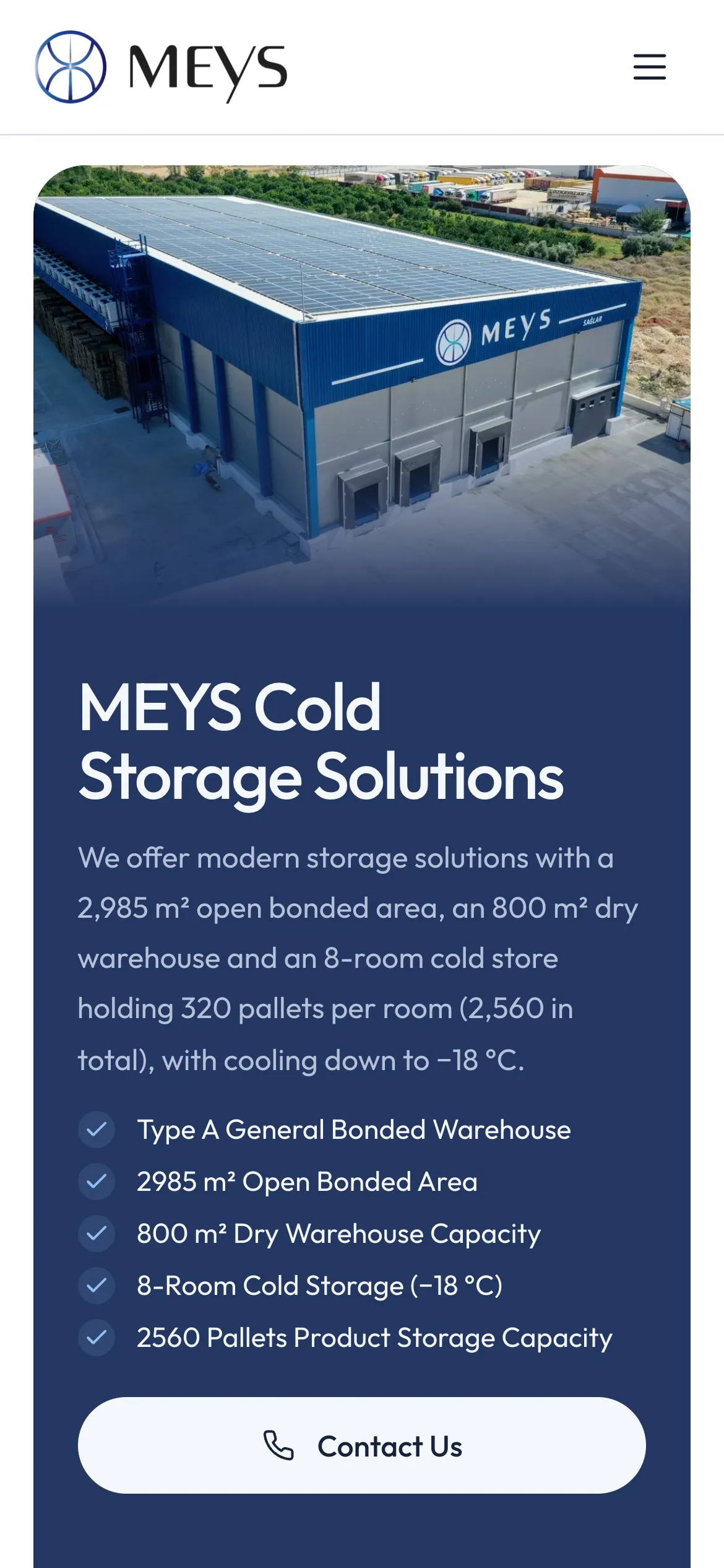 Meys Group mobil uygulama ekranı